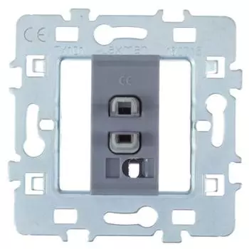 Выключатель встраиваемый Lexman Cosy 1 клавиша, цвет серый