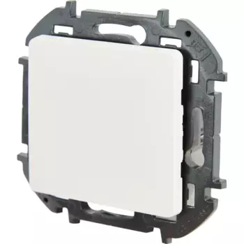 Выключатель одноклавишный - Lexman Lilian - 10А 250В безвинтовые зажимы - белый