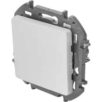 Выключатель одноклавишный - Lexman Lilian - 10А 250В безвинтовые зажимы - алюминий