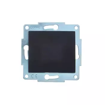 Выключатель встраиваемый Lezard Asti 1 клавиша цвет черный бархат