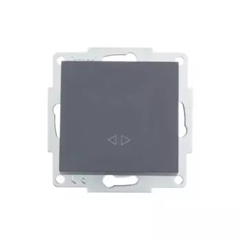 Выключатель промежуточный встраиваемый Lezard Vesna 742-3488-107 1 клавиша цвет графит