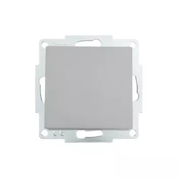 Выключатель встраиваемый Lezard Vesna 742-3588-100 1 клавиша цвет платина