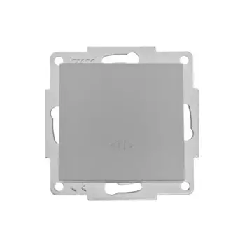 Выключатель промежуточный встраиваемый Lezard Vesna 742-3588-107 1 клавиша цвет платина