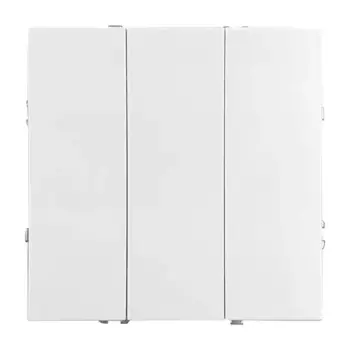 Выключатель встраиваемый Mirkl Grace 3 клавиши цвет белый