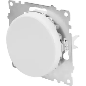 Выключатель встраиваемый Onekeyelectro 1 клавиша с самовозвратом цвет белый