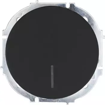 Выключатель встраиваемый Osen 1 клавиша с подсветкой цвет черный