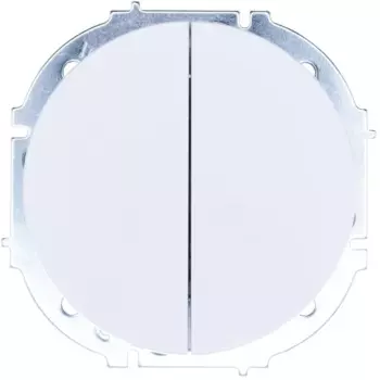 Выключатель встраиваемый Osen 2 клавиши цвет белый