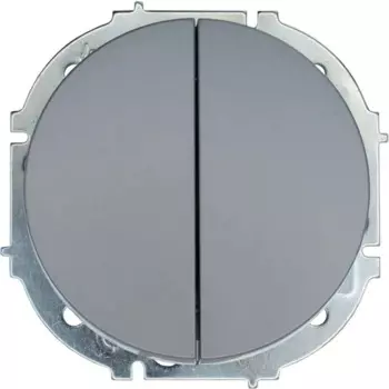 Выключатель встраиваемый Osen 2 клавиши цвет серый