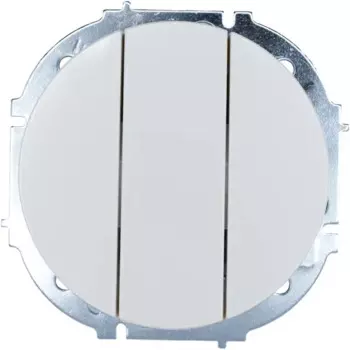 Выключатель встраиваемый Osen 3 клавиши цвет белый