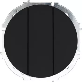 Выключатель встраиваемый Osen 3 клавиши цвет черный