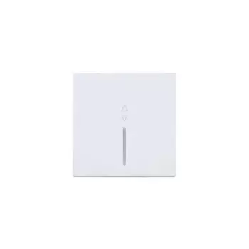 Выключатель встраиваемый проходной Lezard Zima 1 клавиша цвет белый