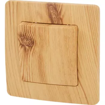 Выключатель встраиваемый Systeme Electric Blanca 1 клавиша 10 А цвет ясень