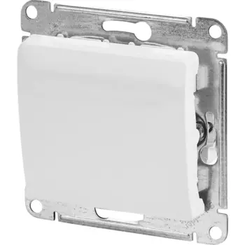 Выключатель встраиваемый Systeme Electric Glossa 1 клавиша цвет белый