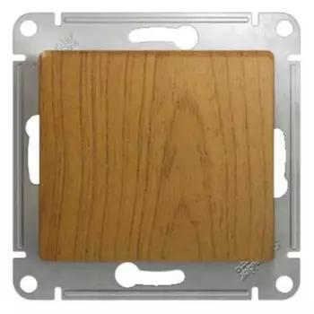 Выключатель встраиваемый Systeme Electric Glossa СХ7 цвет дуб