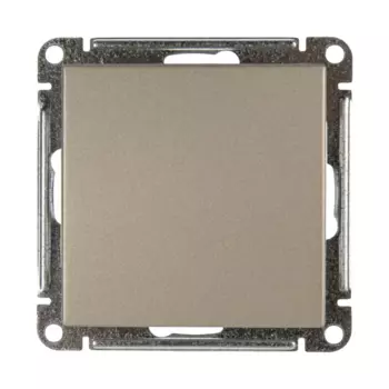 Выключатель встраиваемый Systeme Electric W59 Deco 1 клавиша, цвет платина