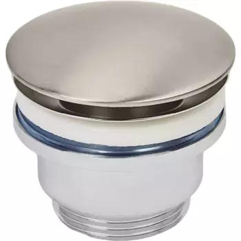 Выпуск для раковины Equation с переливом клик-клак никелированный