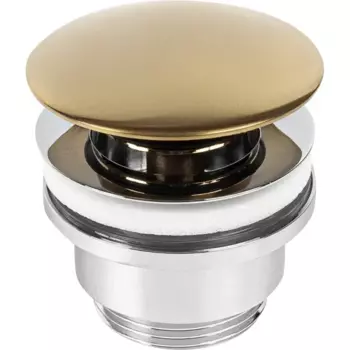 Выпуск для раковины Equation с переливом клик-клак латунный