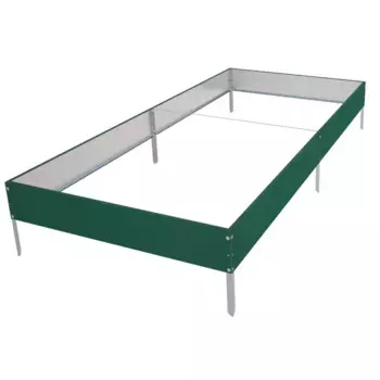 Высокая грядка 100x200 см зеленый