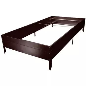 Высокая грядка 100x26x200 см v520 л металл коричневый