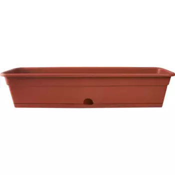 Ящик балконный 80x20x17 см v16 л пластик терракот