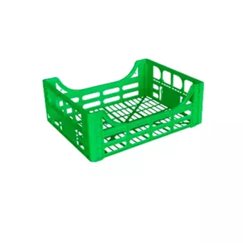 Ящик для хранения овощей 400x145x300 мм, 20 л, пластик, цвет зелёный