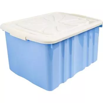 Ящик для игрушек 600х300х400 мм 45 л пластик цвет голубой