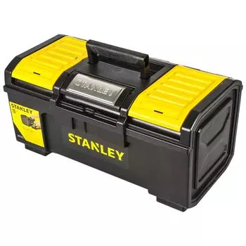 Ящик для инструмента Stanley 480х266х236 мм, пластик, чёрный/жёлтый