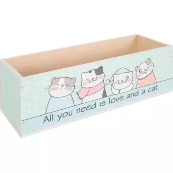 Ящик М1 Котики деревянный