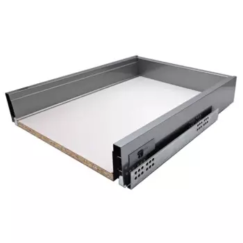 Ящик с плавным закрыванием 41.8x48x9.4 см Delinia D45/S МДФ цвет серый
