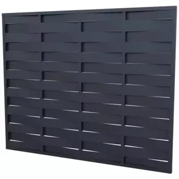 Забор-жалюзи Утес 2x2.5 м цвет графит