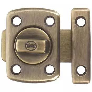 Задвижка механическая Amig Модель 388-30 30x42 мм сталь цвет бронза