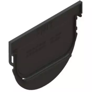 Заглушка 15x125x97 мм цвет черный