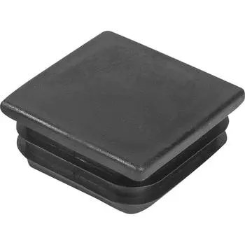 Заглушка 50x50 мм внутренняя черная 2 шт.