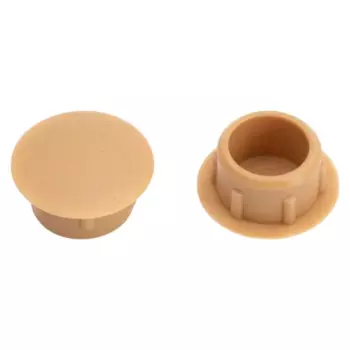 Заглушка декоративная 10 мм цвет бежевый 30 шт.