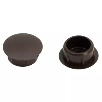 Заглушка декоративная 12 мм цвет коричневый 30 шт.