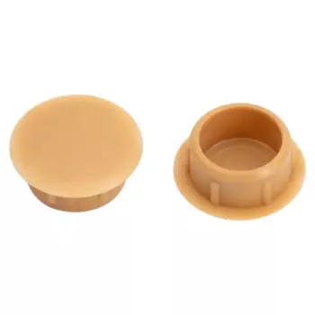 Заглушка декоративная 14 мм цвет бежевый 20 шт.