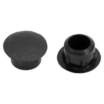 Заглушка декоративная 8 мм цвет черный матовый 40 шт.