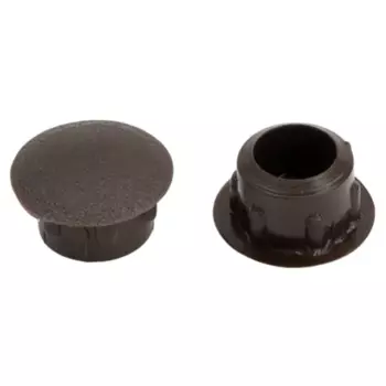 Заглушка декоративная 8 мм цвет коричневый 40 шт.