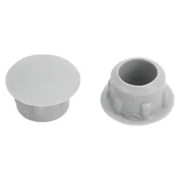 Заглушка декоративная 8 мм цвет серый матовый 40 шт.