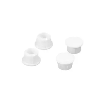 Заглушка декоративная Inspire полипропилен цвет белый 10x10 мм 4 шт.