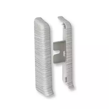 Заглушка для плинтуса левая и правая «Дуб хадсон», высота 80 мм