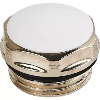 Заглушка для радиатора Rifar 1/2" латунь белая