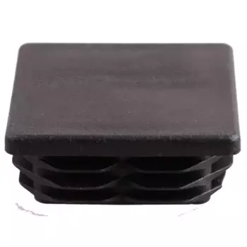 Заглушка для трубы 50x50 мм пластик, цвет черный