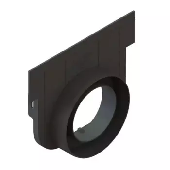 Заглушка дренажного канала Standartpark 20.26.20 6351408-М К ЛВ 8540-М 256x63x220 мм цвет черный