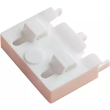 Заглушка двухрядная Финал цвет белый