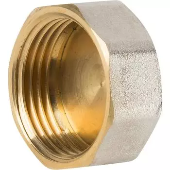 Заглушка Equation 1" ВР латунь 170813