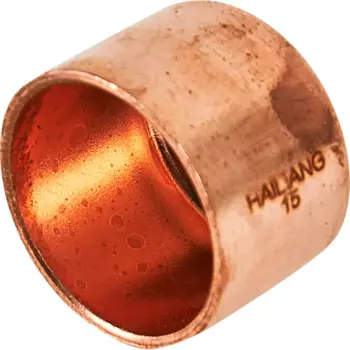 Заглушка Hailiang 15 мм медь
