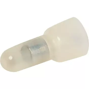 Заглушка КИЗ-5 4 мм цвет белый 10 шт.