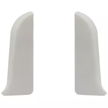 Заглушка левая и правая белый матовый 70 мм 2 шт.