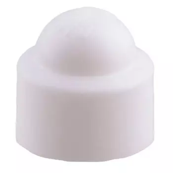 Заглушка на болт 6x13 мм цвет белый 4 шт.